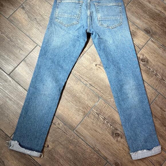 We The Free Cuffed Bottom Straight Jeans‎ Women's Size 26 - Picture 2 of 6